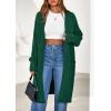 imagePRETTYGARDEN Womens Long Oversized Cardigans 2025 Fall Trendy Long Sleeve Open Front Chunky Sweater Knit Winter ClothingGreen
