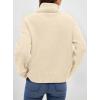 imagePRETTYGARDEN Womens Turtleneck Long Sleeve Sweater 2025 Fall Trendy Loose Fit Casual Tops Chunky Knit Pullover SweatersBeige