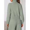imagePRETTYGARDEN Womens 2 Piece Outfits Sweatsuits 2025 Fall Full Zip Sweatshirts Workout Pants Matching Lounge Sets TracksuitsSage Green