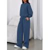 imagePRETTYGARDEN Womens Sweatsuits 2 Piece Set 2025 Casual Winter Long Sleeve Hoodie Loose Wide Leg Sweatpants Fall Tracksuit