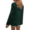 imagePRETTYGARDEN Blazers for Women Business Casual Outfits 2025 Fall Fashion Open Front Long Sleeve Suit Jackets Work BlazerDark Green