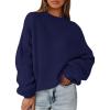 imagePRETTYGARDEN Womens Fall Oversized Sweaters Dressy Casual Long Sleeve Chunky Knit Winter Pullover Tops 2025 Holiday Outfits
