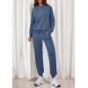 imagePRETTYGARDEN Womens 2 Piece Lounge Sets Fall Clothes Hoodies Sweatshirt Joggers Sweatpants Sweatsuits 2025 Airport OutfitsBlue
