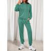 imagePRETTYGARDEN Womens 2 Piece Lounge Sets Fall Clothes Hoodies Sweatshirt Joggers Sweatpants Sweatsuits 2025 Airport OutfitsGreen