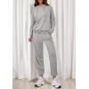 imagePRETTYGARDEN Womens 2 Piece Lounge Sets Fall Clothes Hoodies Sweatshirt Joggers Sweatpants Sweatsuits 2025 Airport OutfitsGrey