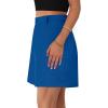imagePRETTYGARDEN Shorts for Women Dressy 2025 Summer Elastic High Waisted Wide Leg Business Casual Work Shorts with PocketsRoyal Blue