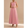 imagePRETTYGARDEN Womens Summer Tank Maxi Dress 2026 Spring Sleeveless Swing A Line Long Flowy Elegant Cocktail Dresses PocketsPink