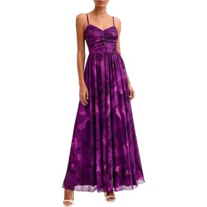 imagePRETTYGARDEN Womens Floral Maxi Dress Summer Outfits 2026 Spaghetti Strap Flowy Long Sundress Beach Vacation Boho DressesFloral Purple