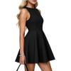 imagePRETTYGARDEN A Line Dresses for Women 2026 Elegant Classy Sleeveless Summer Short Tank Cocktail Party Spring Mini DressBlack