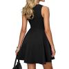 imagePRETTYGARDEN A Line Dresses for Women 2026 Elegant Classy Sleeveless Summer Short Tank Cocktail Party Spring Mini DressBlack