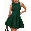 imagePRETTYGARDEN A Line Dresses for Women 2026 Elegant Classy Sleeveless Summer Short Tank Cocktail Party Spring Mini DressDark Green