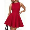 imagePRETTYGARDEN A Line Dresses for Women 2026 Elegant Classy Sleeveless Summer Short Tank Cocktail Party Spring Mini DressRed