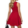 imagePRETTYGARDEN A Line Dresses for Women 2026 Elegant Classy Sleeveless Summer Short Tank Cocktail Party Spring Mini DressRed