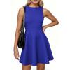 imagePRETTYGARDEN A Line Dresses for Women 2026 Elegant Classy Sleeveless Summer Short Tank Cocktail Party Spring Mini DressRoyal Blue
