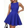 imagePRETTYGARDEN A Line Dresses for Women 2026 Elegant Classy Sleeveless Summer Short Tank Cocktail Party Spring Mini DressRoyal Blue