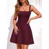 imagePRETTYGARDEN Summer Dresses for Women 2026 Sleeveless A Line Business Casual Formal Cocktail Party Spring Short DressBurgundy