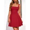 imagePRETTYGARDEN Summer Dresses for Women 2026 Sleeveless A Line Business Casual Formal Cocktail Party Spring Short DressRed