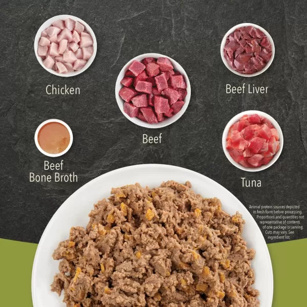 imageACANA PREMIUM PATE Wet Cat Food for Kittens High Protein Chicken and Tuna in Bone Broth Recipe 3 oz Case of 24Wet Food Beef Chicken amp Tuna 3 Ounce Pack of 1