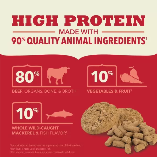 imageACANA Premium Chunks Wet Dog Food Beef Recipe in Bone Broth 128oz Case of 12FreezeDried Food Beef 14 Ounce Pack of 1