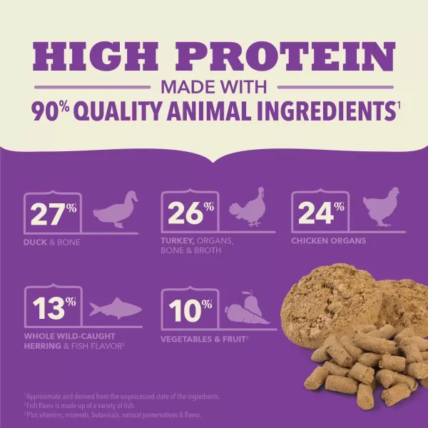 imageACANA Premium Chunks Wet Dog Food Beef Recipe in Bone Broth 128oz Case of 12FreezeDried Food Duck 8 Ounce Pack of 1