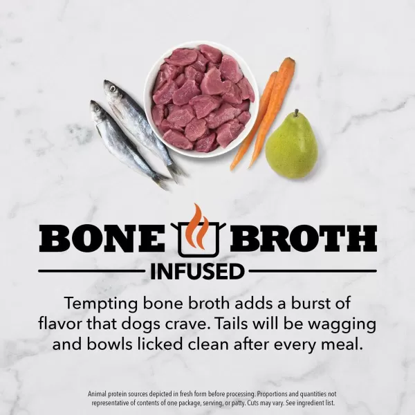 imageACANA Premium Chunks Wet Dog Food Beef Recipe in Bone Broth 128oz Case of 12FreezeDried Food Duck 8 Ounce Pack of 1