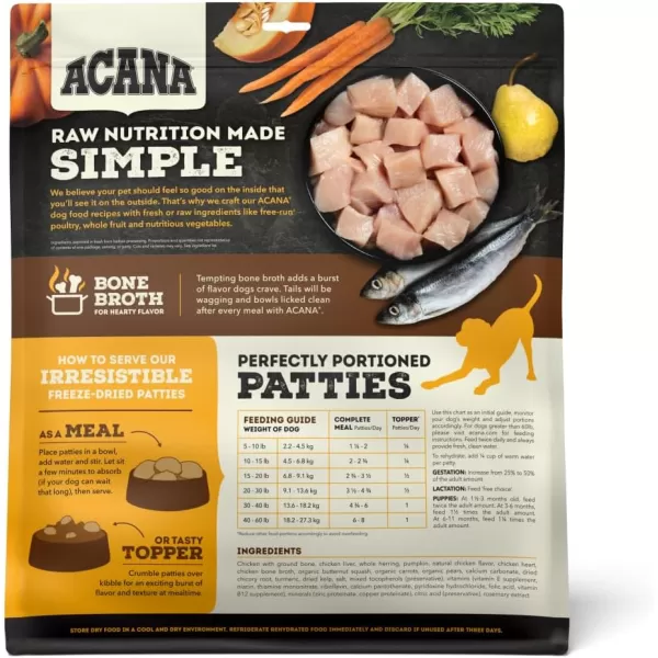 imageACANA Premium Chunks Wet Dog Food Beef Recipe in Bone Broth 128oz Case of 12FreezeDried Food Poultry 14 Ounce Pack of 1
