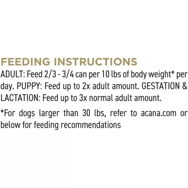 imageACANA Premium Chunks Wet Dog Food Beef Recipe in Bone Broth 128oz Case of 12Wet Food Duck 128 Ounce Pack of 12