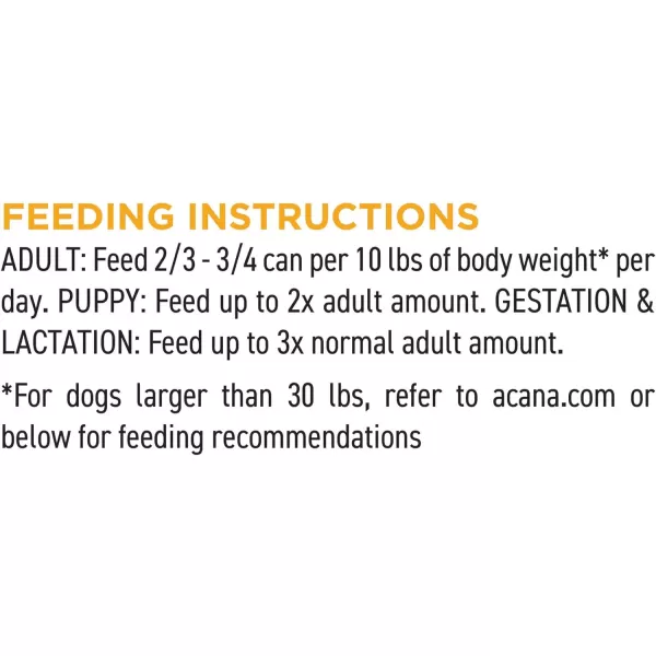 imageACANA Premium Chunks Wet Dog Food Beef Recipe in Bone Broth 128oz Case of 12Wet Food Poultry 128 Ounce Pack of 12
