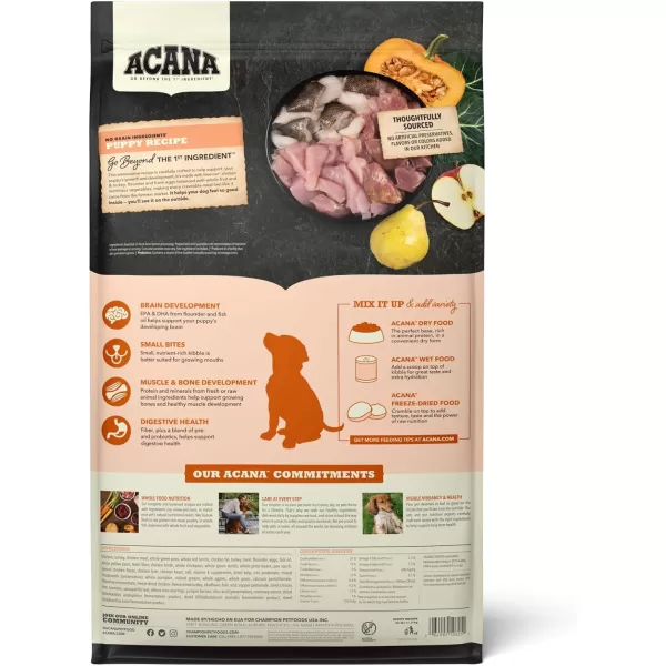 imageACANA Premium Pate Wet Dog Food Puppy Recipe in Bone Broth 128oz Case of 12Grain Free 25 Pound Pack of 1