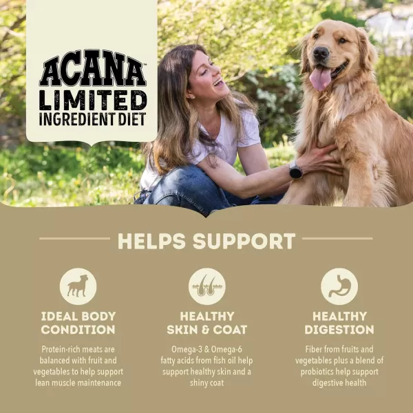 imageACANA Singles Limited Ingredient Dry Dog Food Grain Free Lamb amp Apple Dog Food Recipe 13lbGrainFree Duck amp Pear 45 Pound Pack of 1