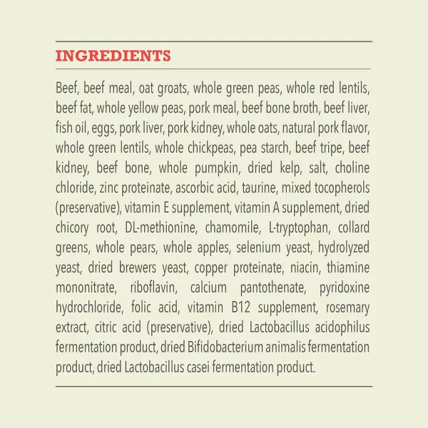 imageACANA Wholesome Grains Dry Dog Food Red Meat and Grains Gluten Free Beef Pork and Lamb Recipe 225lbRed Meat Rescue Care 4 Pound Pack of 1