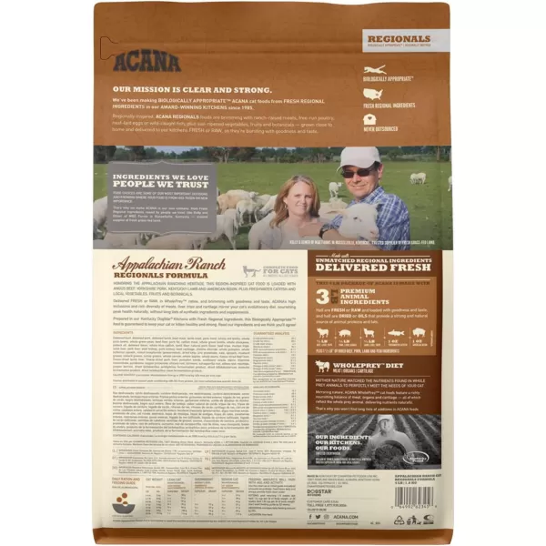 imageAcana Dry Cat Food Homestead Harvest Chicken Turkey and Duck 10lbAppalachian Ranch 4 lb