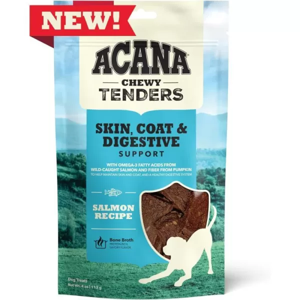imageACANA High Protein Biscuits Dog Treats Crunchy Chicken Liver Recipe 9ozChewy Tenders Salmon 4oz