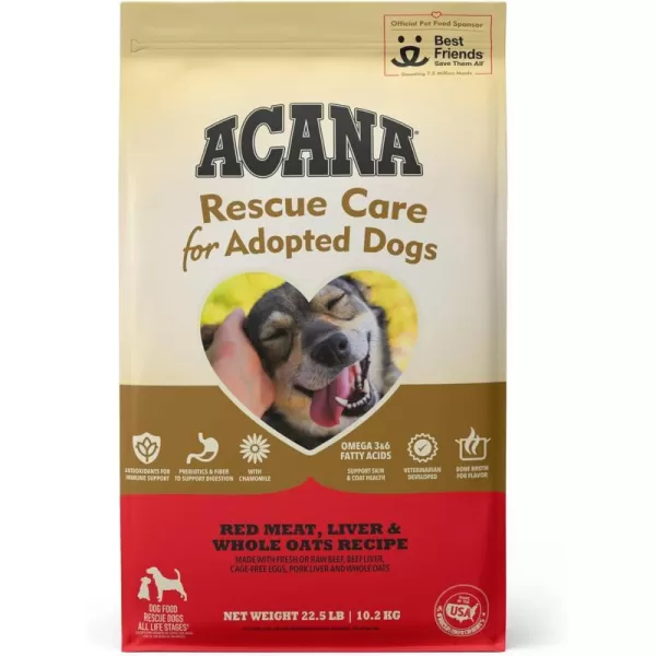 imageACANA Wholesome Grains Dry Dog Food Red Meat and Grains Gluten Free Beef Pork and Lamb Recipe 225lbRed Meat Rescue Care 225 Pound Pack of 1