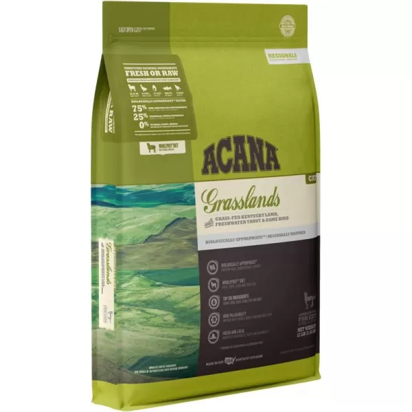 imageAcana Dry Cat Food Homestead Harvest Chicken Turkey and Duck 10lbGrasslands 12 lb