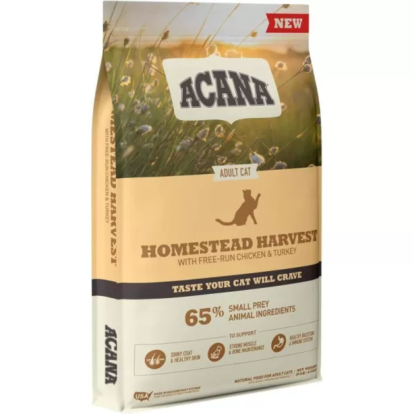 imageAcana Dry Cat Food Homestead Harvest Chicken Turkey and Duck 10lbHomestead Harvest 10 lb