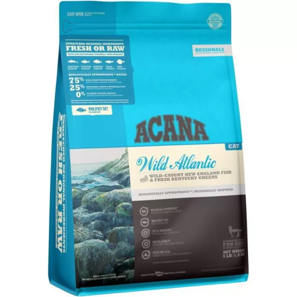 imageAcana Dry Cat Food Homestead Harvest Chicken Turkey and Duck 10lbWild Atlantic 4 lb