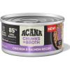 imageACANA Chunks in Broth Chicken ampamp Salmon Recipe for Kittens 3oz case of 12 cans