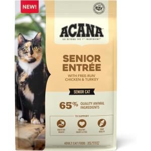 imageACANA Bountiful Catch Dry Cat Food for Adult Cats Salmon and Whole Herring Recipe Fish Cat Food 10lbSenior Entre