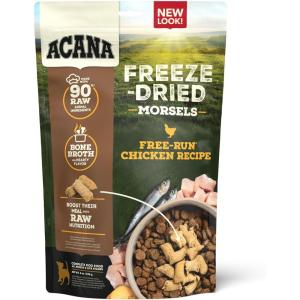 imageACANA Freeze Dried Dog Food Meal ampamp Topper Grain Free High Protein FarmRaised Beef Recipe 14ozChicken Morsels