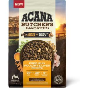 imageACANA Grain Free Dry Dog Food Freshwater Fish Dog Food Recipe 45lbButchers Favorites  Poultry