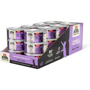 imageACANA PREMIUM PATE Wet Cat Food Salmon and Chicken in Bone Broth Recipe 3 oz Case of 24Kitten