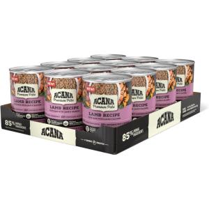 imageACANA Premium Chunks Wet Dog Food Pork Recipe in Beef Bone Broth and Lamb Liver 128oz Case of 12Lamb Pate
