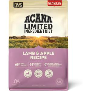 imageACANA Singles Limited Ingredient Dry Dog Food Grain Free Lamb ampamp Apple Dog Food Recipe 225lbLamb  Apple