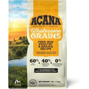 imageACANA Wholesome Grains Dry Dog Food Large Breed Adult Recipe Poultry Dog Food 225lbFreeRun Poultry