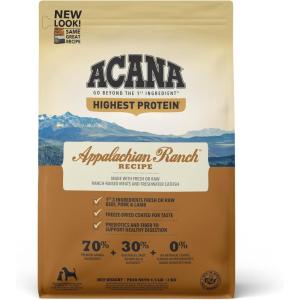imageACANA Highest Protein Dry Dog Food Wild Atlantic Fish Recipe 45lbAppalachian Ranch