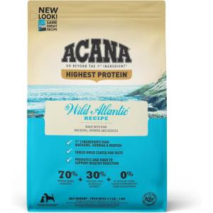imageACANA Highest Protein Dry Dog Food Wild Atlantic Fish Recipe 45lbWild Atlantic