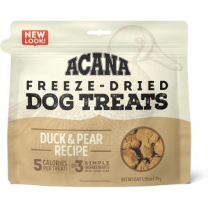 imageChewy Strips Dog Treats Salmon High Protein Dog Treats 4ozDuck  Pear